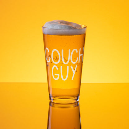 Couch Guy Pint Glass