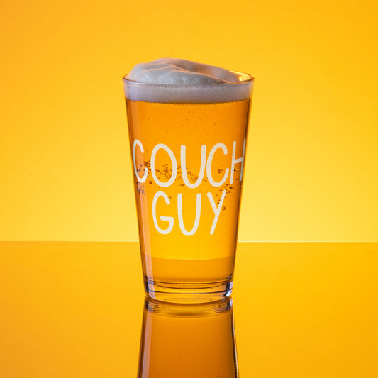 Couch Guy Pint Glass