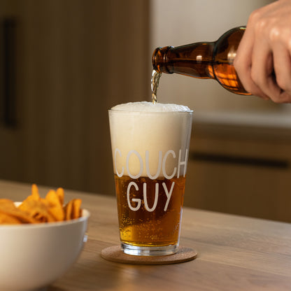 Couch Guy Pint Glass