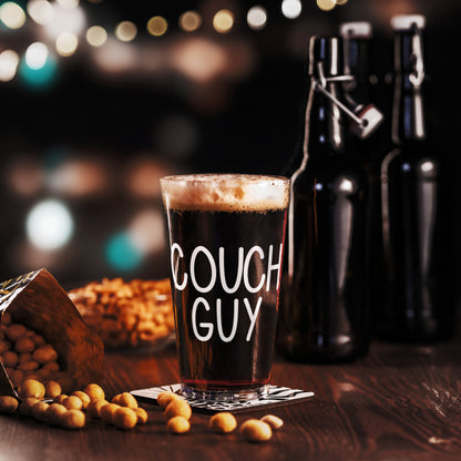 Couch Guy Pint Glass