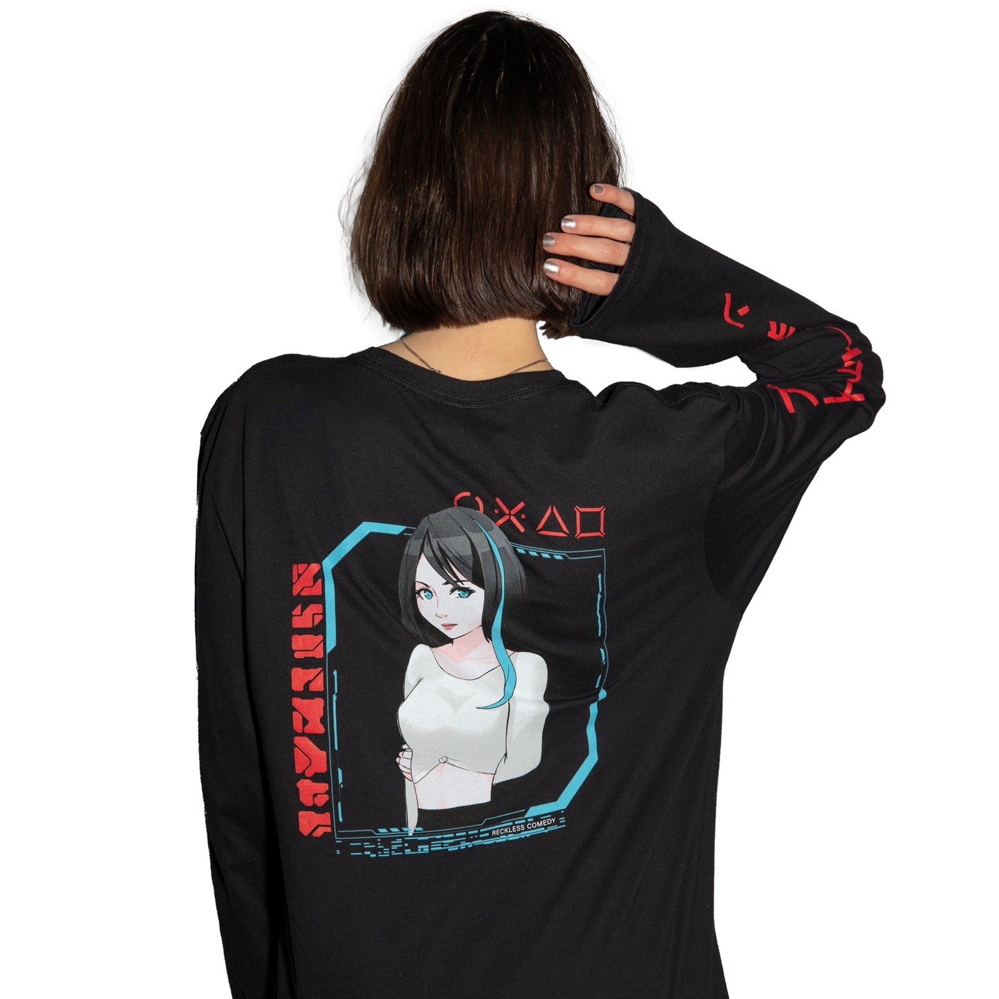 PS5 "CyberStation" PlayStation Girl Long-Sleeve Tee