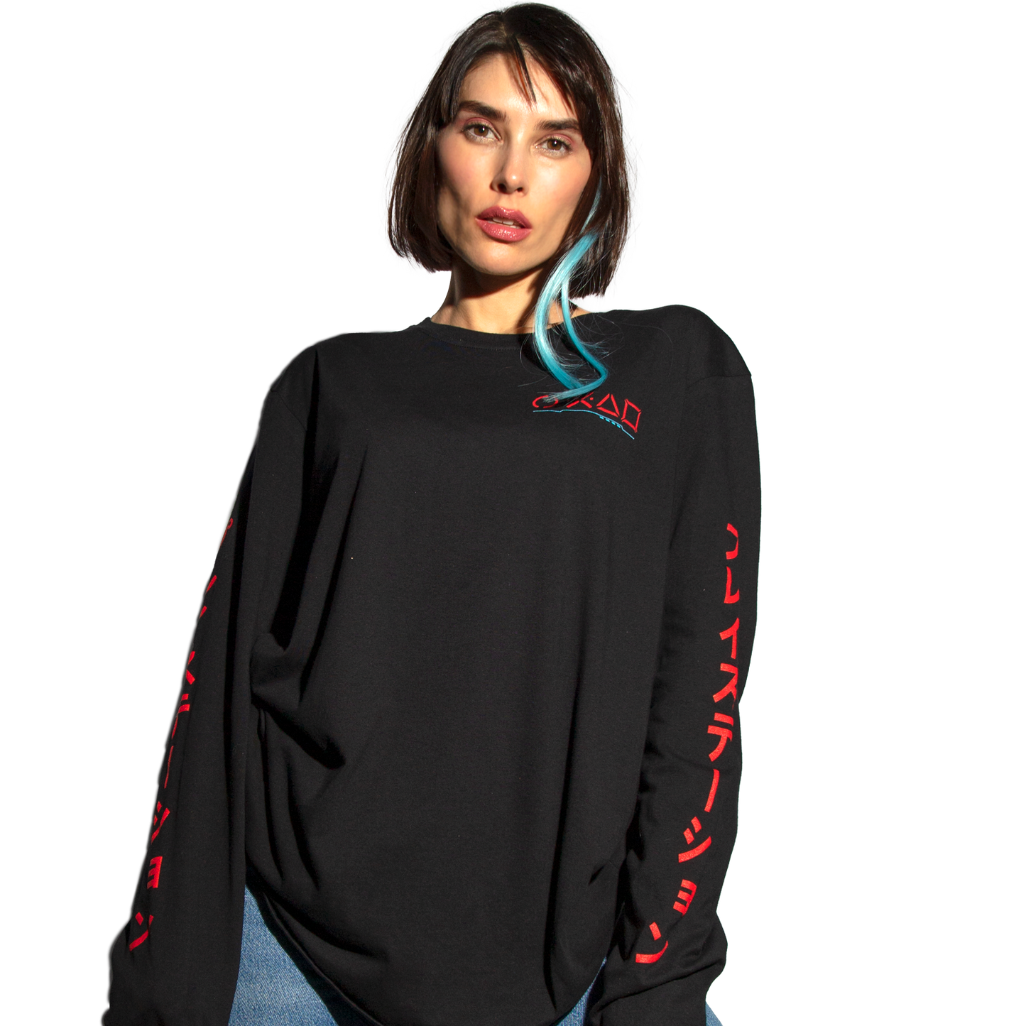 PS5 "CyberStation" PlayStation Girl Long-Sleeve Tee