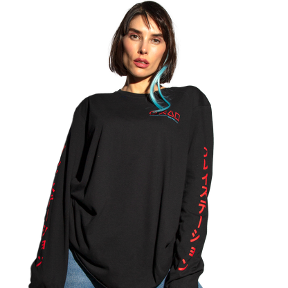 PS5 "CyberStation" PlayStation Girl Long-Sleeve Tee